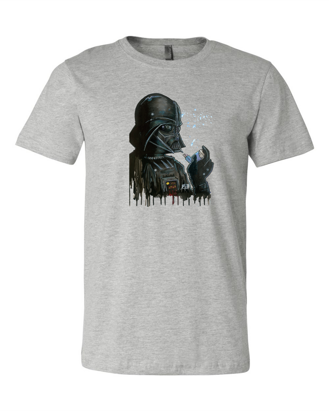 Dark Villain Inhaler Grey T-Shirt