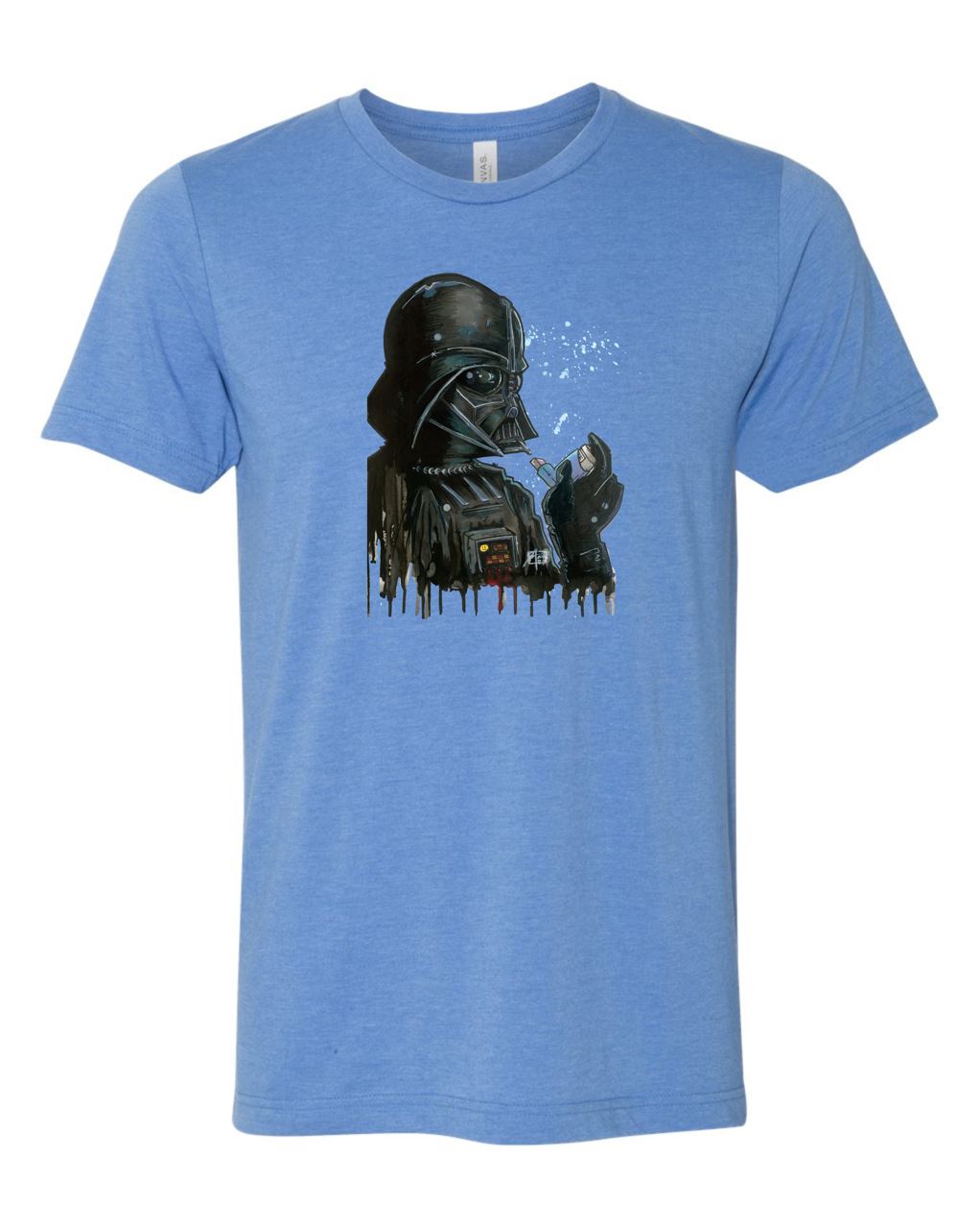 Dark Villain Inhaler Blue T-Shirt